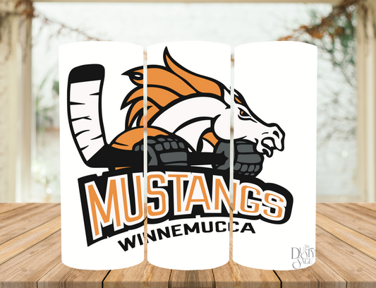 mustangs 20 oz tumbler