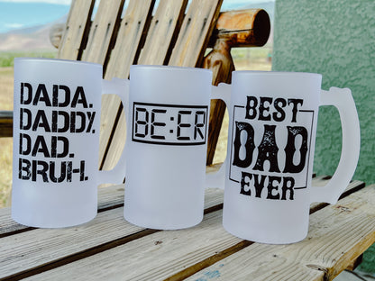 Frosted beer mugs - RTS